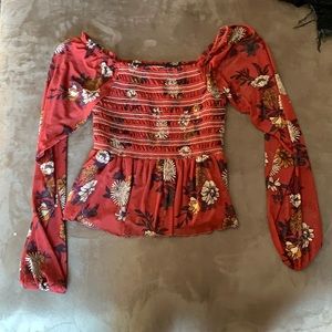 Floral shirt from Buckle. (Willow + Root)